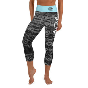 Grey Mermaflage Capri Leggings - Island Mermaid Tribe