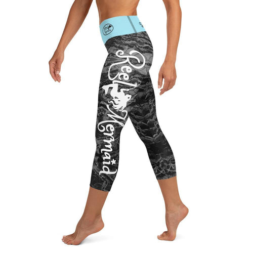 Grey Mermaflage Capri Leggings - Island Mermaid Tribe