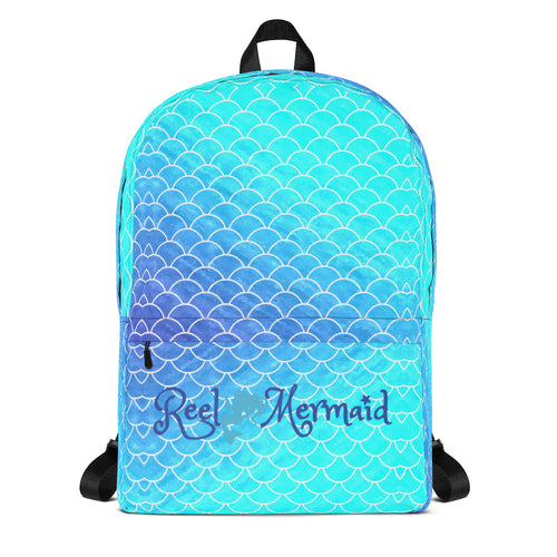 Ombre Blues Reel Mermaid Backpack
