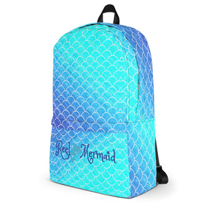 Ombre Blues Reel Mermaid Backpack