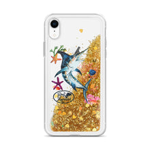 Load image into Gallery viewer, Marlin Reel Mermaid Liquid Glitter Phone Case