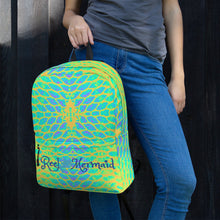 Load image into Gallery viewer, Yellow Tail Reel Mermaid Backpack