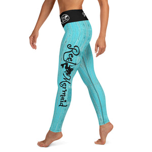 Marlin and Wood Grain Yoga Leggings