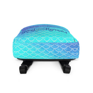 Ombre Blues Reel Mermaid Backpack