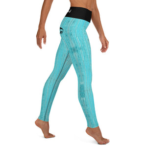 Marlin and Wood Grain Yoga Leggings