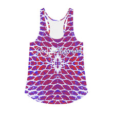Load image into Gallery viewer, Patriotic Fish Scale Women&#39;s Racerback Tank