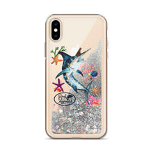 Load image into Gallery viewer, Marlin Reel Mermaid Liquid Glitter Phone Case