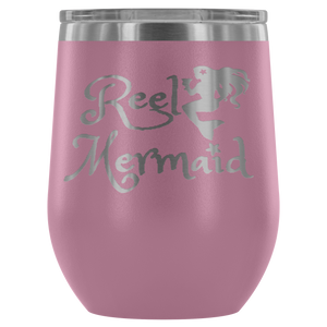 Reel Mermaid Laser Engraved 12 oz Tumbler