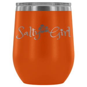 Salty Girl Stainless Steel Wine Tumbler (12 Color Options)