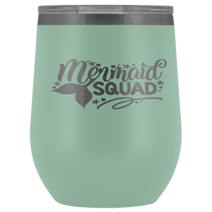 Mermaid Squad Wine Tumbler
