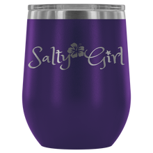 Load image into Gallery viewer, Salty Girl Stainless Steel Wine Tumbler (12 Color Options)