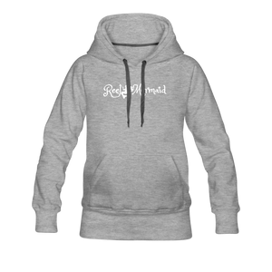 Reel Mermaid Fishing Team Women’s Premium Hoodie - heather gray