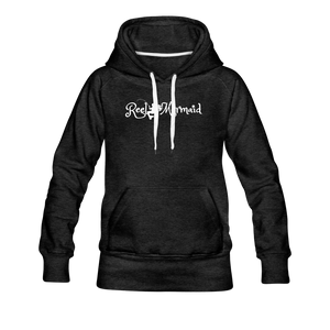 Reel Mermaid Fishing Team Women’s Premium Hoodie - charcoal gray
