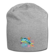 Load image into Gallery viewer, Reel Mermaid Mahi Jersey Beanie - heather gray