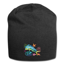 Load image into Gallery viewer, Reel Mermaid Mahi Jersey Beanie - charcoal gray