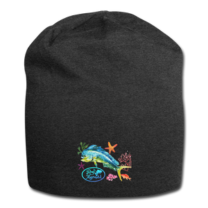 Reel Mermaid Mahi Jersey Beanie - charcoal gray