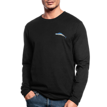 Load image into Gallery viewer, Custom Wahoo Fishing Long Sleeve T-Shirt - black