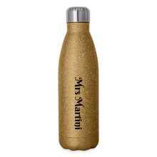 Load image into Gallery viewer, Reel Mermaid Glitter Insulated Stainless Steel Water Bottle - gold glitter