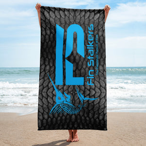Fin Stalkers Grey Boat/Beach Towel