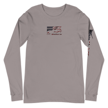 Load image into Gallery viewer, Patriotic Fin Stalkers Unisex Long Sleeve Tee