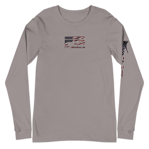 Patriotic Fin Stalkers Unisex Long Sleeve Tee