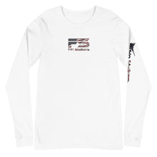 Load image into Gallery viewer, Patriotic Fin Stalkers Unisex Long Sleeve Tee
