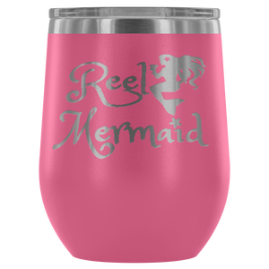 Reel Mermaid Laser Engraved 12 oz Tumbler