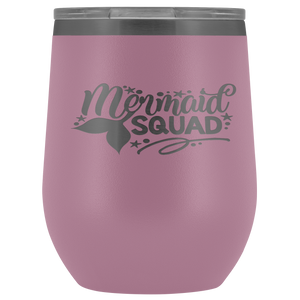 Mermaid Squad Wine Tumbler