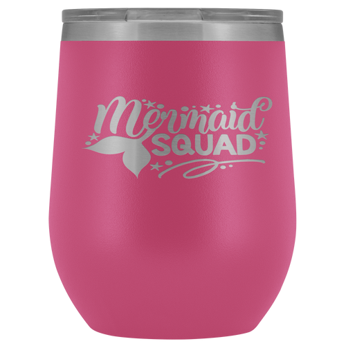 Mermaid Squad Wine Tumbler