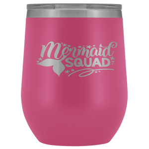 Mermaid Squad Wine Tumbler