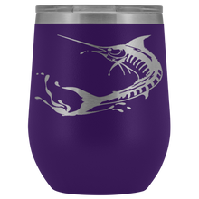 Load image into Gallery viewer, Marlin Laser Engraved Wine Tumbler