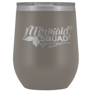 Mermaid Squad Wine Tumbler