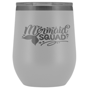 Mermaid Squad Wine Tumbler